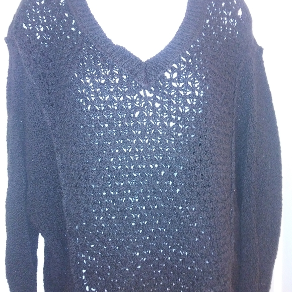 Free People Black Knit Sweater - Picture 3 of 5